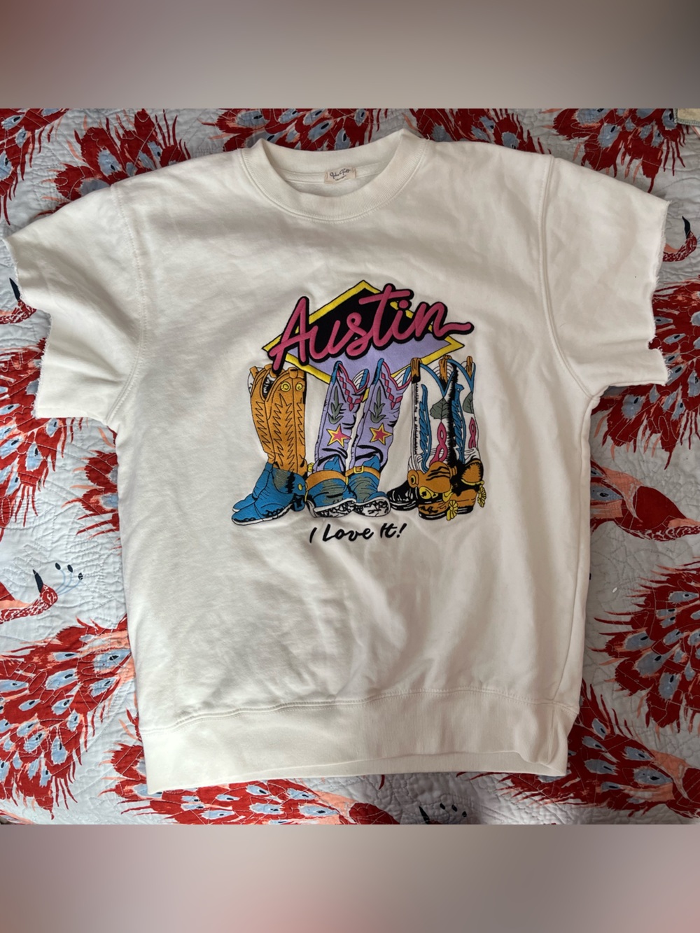 Brandy Melville embroidered Austin Sweatshirt